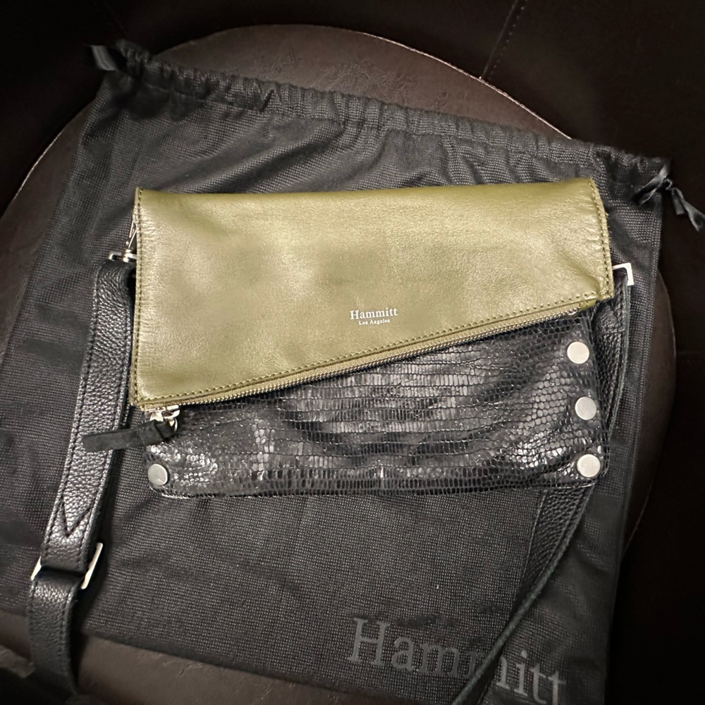 Authentic Hammit Dillon Medium 6 way Flip Crossbody